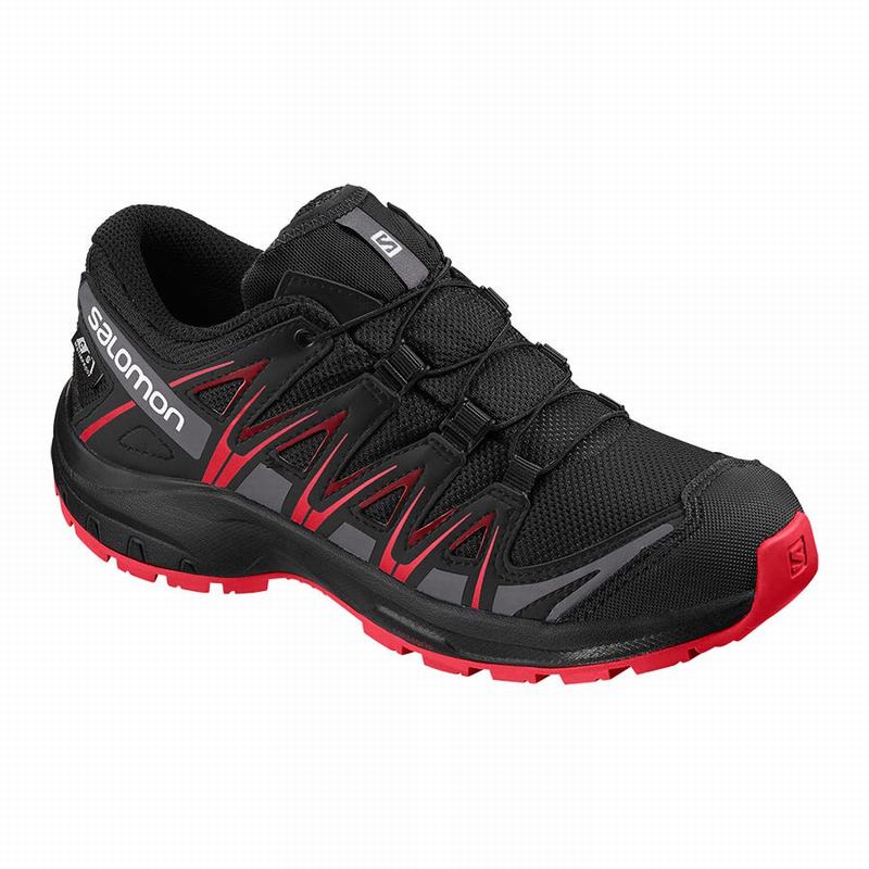 Zapatillas Trail Running Salomon Niños Negras - Salomon Argentina XA PRO 3D CLIMASALOMON™ IMPERMEABL